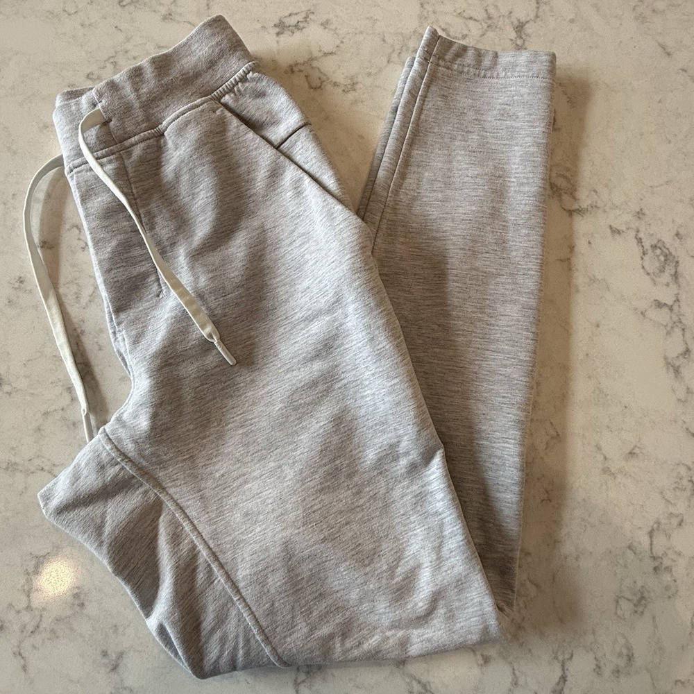 Lululemon City Sweat Jogger Men Size XS Heathered Light Gray